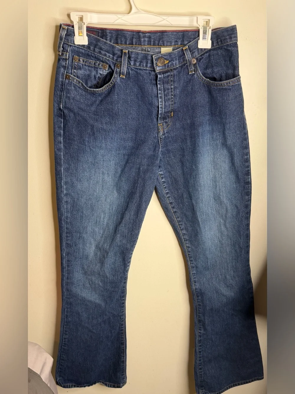 Vintage Y2K Abercrombie & Fitch Medium Blue Flare Jeans